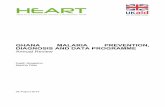 GHANA MALARIA PREVENTION, DIAGNOSIS AND DATA PROGRAMME · Ghana Malaria Prevention, Diagnosis and data Programme: Report of the 2014 Annual Review. HEART (Health & Education Advice