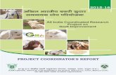 All India Coordinated Research - GMIS-AICRP · 2019-04-07 · 1 (A) RESEARCH FINDINGS FOR THE YEAR 2015-16 ll India Coordinated Research Project (AICRP) on Goat Improvement is designed
