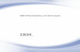 IBM SPSS Statistics 20 Brief Guide - University of Sussex · Preface The IBM SPSS Statistics 20 Brief Guide provides a set of tutorials designed to acquaint you with the various components