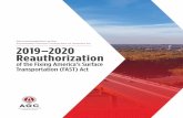 Recommendations of the Associated General Contractors of ... · Associated General Contractors of America on 2019–2020 Reauthorization of the Fixing America’s Surface Transportation