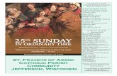 Twenty-Fifth Sunday in Ordinary Time3).pdf · Twenty-Fifth Sunday in Ordinary Time September 23, 2018 First Night of Class September 26 Grades 1-5 parents will attend a brief (20-30