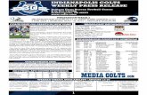 INDIANAPOLIS COLTS WEEKLY PRESS · PDF file COLTS TAKE ON GIANTS IN NEW YORK BROADCAST INFORMATION INDIANAPOLIS COLTS 2013 SCHEDULE 2012 FINAL AFC SOUTH STANDINGS COLTS MEDIA SITE