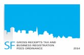 GROSS RECEIPTS TAX AND BUSINESS REGISTRATION FEES ORDINANCE 2014 · 2020-01-06 · Professional, Scientific and Technical Services Administrative Office Activities February 2014.