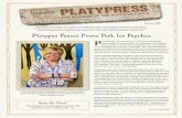 Platypus Passes Prove Perk for Paychex P · WalCo Teen Parent Project Jay & Madonna Williams Vicki & Douglas Woeckener Sandra Zingler & Barbara Johnson New Platypus Circle Members