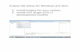Eclipse IDE Setup for Windows (CS 261) 1. Install Eclipse for your …people.oregonstate.edu/~kumarp/CS261/Resources/Eclipse... · 2017-01-10 · Tips and Tricks... Report Bug or