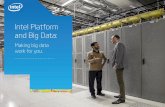 Big Data pdf: Intel Platform · Intel Platform and Big Data: 1 Making big data work for you. From data comes insight New technologies are enabling enterprises to transform opportunity