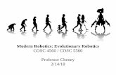 Modern Robotics: Evolutionary Robotics COSC 4560 / COSC 5560 … · 2020-02-17 · MOST BEAUTIFUL THE NEW SCIENCE OF EVO DEVO SEAN B. CARROLL How nature builds complexity Development