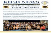 KHSD NEWS - Edl...2019/07/31  · KHSD NEWS 5801 Sundale Avenue - Bakersfield, CA - 93309 - 661.827.3100 - A Tradition of Excellence since 1893 June/July 2019 2019 Superintendent’s