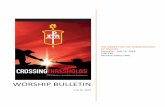 Worship Bulletin - Western Jurisdictionwesternjurisdictionumc.org/wp-content/uploads/2015/...1 Crossing Thresholds The Order for the Consecration of Bishops July 16, 2016 2:00 PM PRELUDE