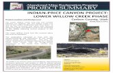 INDIAN-PRICE CANYON PROJECT: LOWER WILLOW CREEK PHASE€¦ · LOWER WILLOW CREEK PHASE Carbon County, Utah AMR/0007/941 Owner: Plateau Mining Co. Engineering/Design: AECOM General