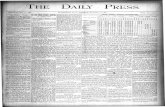 BY THE PRESS SPECIAL SERVICE. · ESTABIJISHKD May 10, 1887. I-'. PLAINFIELD, N. J., TUESDAY, NOVEMBER 15, 1887. PRICK, TWO CENTS THE PAILY PRESS •a A» Enerowi Ewimt or THE Trcmwiiurr