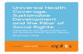 Universal Health Coverage, Sustainable Development and the ...€¦ · Universal Health Coverage, Sustainable Development and the Pillar of Social Rights: Implications and Opportunities