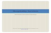 Hospitality Services - cte.sfasu.educte.sfasu.edu/wp-content/uploads/...Questions-for-Hospitality-Service… · Hospitality Services 100 Sample Assessment Questions ... Sales and