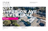 CREATIVE OFFICE / RETAIL 2012 HYPERION AVE SILVER LAKE · CREATIVE OFFICE / RETAIL ± 2,764 TO 5,620 RSF INDUSTRYPARTNERS.COM 310 395 5151 CA BRE No. 01900833 FOR LEASE 2012 HYPERION