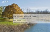 Municipality of South Huron...incorporated into components of subsequent sections of this Plan, such as the SWOT and Competitiveness Analysis. These will These will inform the Municipality
