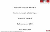 wiki.epfl.ch introduction_en.pdf · *Fundamentals of photonic crystal guiding / Maksim Skorobogatiy, Jianke Yang : Cambridge University Press *Photonic crystals / C. Sibilia, Milano