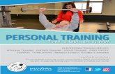 PERSONAL TRAINING - City of Cape Girardeau...PERSONAL TRAINING Team up with a personal trainer and start reaching your health goals today! PARTNER PERSONAL TRAINING Choose a training