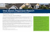 The Down Payment Report · VA refunds $400 million to veteran homeowners (p. 9) faster (p. 10) Down payment data at-a-glance and key facts (p. 11 - 12) 2 A regular feature of the