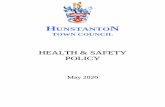 HHEEAALLTTHH && SSAAFFEETTYY PPOOLLIICCYY · 2 days ago · HSE publication. Essentials of health and safety at work Policy Review Hunstanton Town Council will review the Health and