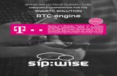 WebRTC SOLUTION RTC:engine - Sipwise...the emerging field of web based real-time communication, enabling end users to consume voice, video and chat services via cloud based solutions.