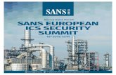 SANS EUROPEAN ICS SECURITY SUMMIT · 16:35 – 17:05pm DIY insider Threat Detection/Prevention Within ICS Environments This session is designed to help those setting up an internal