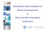 Possibilities and Limitations of Recent Developments in ...sbseinternationalmeeting.com/2011/SBSE2011_RIC.pdf · Dynamic MRM of 300 Pesticides 2 Transitions Each LC/MS Pesticide Analysis