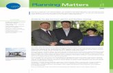 Planning Matters SPRING SUMMER - URPS · 2017-02-10 · Welcome to edition No.12 of ‘Planning Matters’, the newsletter produced by URPS twice a year. We hope you enjoy some highlights