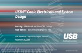 USB4™ Cable Electricals and System Design - USB4 Cable...Reference Host –1/2 •Topology of the Reference Host/device Si Tx Drv MS TL Top Layer 2.2 Ω (0201 +idea l 2.2) MS TL