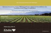 Greenhouse Gas Mitigation Opportunities in California Agriculture 2019-06-25آ  Greenhouse Gas Mitigation