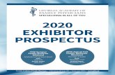 2020 EXHIBITOR PROSPECTUS...PROSPECTUS. 2020 Annual Fall Family Medicine . Weekend. The Hotel at Avalon. Date . November 11-14. Exhibit Dates . November 12-13. 2020 Summer Family Medicine