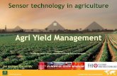 Agri Yield Management - FHI, federatie van technologiebranches · Agri Yield Management scientific knowledge sensor systems information technology crop information To generate information