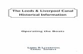 The Leeds & Liverpool Canal Historical Information Operating the boats.pdf · canal company complaining of the service provide by the Lancashire & Yorkshire Railway to Blackburn and