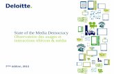State of the Media Democracy Observatoire des usages et ......Bienvenue dans la média-démocratie ! •Septième édition de l’Observatoire international des usages et interactions