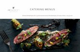 CATERING MENUS - Marriott · 2019-10-12 · CATERING MENUS. BREAKFAST PLATED BREAKFAST SELECTIONS All Plated Breakfasts Include: Chilled Fruit Juices Breakfast Pastries ... Buffets