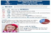 TEAM CASA Court Appointed Special Advocates · 2019-08-16 · Kids in Care CASA Staff Kids with a CASA Blue Friday 2018. Court Appointed Special Advocates . CASA of Lane County Annual