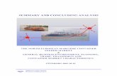 SUMMARY AND CONCLUDING ANALYSIS · Summary & Concluding Analysis - The North European Maritime Container Feeder Market THE INSTITUTE OF SHIPPING ANALYSIS 2002-10-24 Page 1 I:\SAIEKF\RESEARCH\Vinnova\Feeder\Report\Finalreports\FinalConcluding.doc