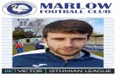 MARLOW€¦ · 2014-15 Manager’s Player-Of-The-Year and 2015-16 Supporters Player of the Season. ADAM RICHARDS Debut 17/08/13 Central defender who impressive displays earned him