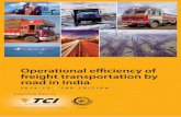 Operational efficiency of freight transportation by road ... · Operational efficiency of freight transportation by road in India. ... perspective of diverse stakeholders and grounded