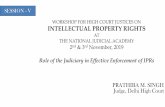 WORKSHOP FOR HIGH COURT JUSTICES ON INTELLECTUAL …nja.nic.in/Concluded_Programmes/2019-20/P-1186_PPTs/7.Session-… · WORKSHOP FOR HIGH COURT JUSTICES ON INTELLECTUAL PROPERTY