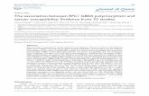 Research Paper The association between RFC 1 G80A ...[17], and RFC1 gene variation can affect the outcome and toxicity of methotrexate (MTX) therapy in leu-kemia [18]. RFC1 G80A polymorphism