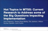 Hot Topics in MTSS: Current Research to Address some of the … Hot... · 2017-04-25 · Hot Topics in MTSS: Current Research to Address some of the Big Questions Impacting Implementation