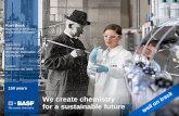 We create chemistry for a sustainable future - BASF · We create chemistry for a sustainable future 150 years Kurt Bock Chairman of the Board of Executive Directors Bernstein 12th