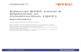 Edexcel BTEC Level 6 Diplomas in Construction (QCF) · 2020-05-23 · Edexcel BTEC Level 6 Diploma and Extended Diploma in Construction (Building Services Engineering) (QCF) Pearson