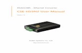 CSE-H55N2 User Manualserial data to TCP/IP packet, and vice versa. CSE-H55N2 is an upgrade version of CSE-H55N that has been designed to improve stability against noise and electrical