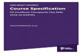 LEEDS BECKETT UNIVERSITY Course Specification/media/files/... · The programmes comprises three awards – the PG Certificate (3 modules), the PG Diploma (3 modules) and the MA (two