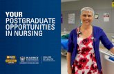 YOUR POSTGRADUATE OPPORTUNITIES IN NURSING€¦ · PG CERTIFICATE – 60 credits Choose any 2 papers from the MN Schedule. Have you thought about a PG Certificate with endorsement?