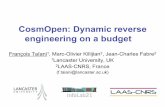 CosmOpen: Dynamic reverse engineering on a budget · 1GHz Pentium III, Linux kernel 2.4, gdb 5.1-1 ... François Taïani, Marc-Olivier Killijian, Jean-Charles Fabre, CosmOpen: Dynamic