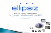 4QFY17 Results Presentation For Financial Period Ended 30 ... · Proposed a final cash dividend of 2.00 cents per share and a final special cash dividend of 4.50 cents per share subject