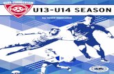 U13/U14 Complete Season Training Curriculum€¦ · U13/U14 Complete Season Training Curriculum A full season of ... 25 training sessions, detailed analysis of systems of play and