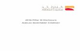 2016 Pillar III Disclosure ALBILAD INVESTMENT COMPANY Pillar III... · 2017-03-27 · Pillar I: defines the minimum capital requirements, (the firm has to maintain at all times capital